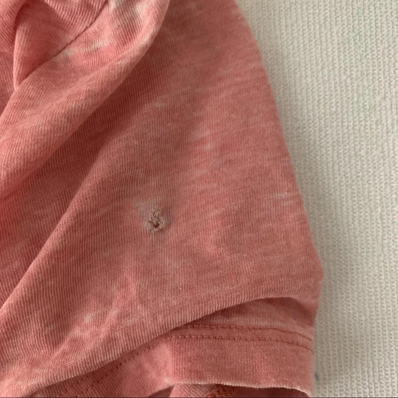 NWOT Caslon  T-Shirt, Women's Size Small, Pink Short Sleeve Front  Tie Knot - Picture 3 of 7